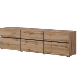 Έπιπλο Τηλεόρασης Orwell II 162693399 180x40x48cm Oak-Black