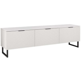 Έπιπλο Τηλεόρασης Delino 162716059 150x33x40cm White-Black