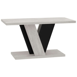 Τραπεζάκι Σαλονιού Viney 162716819 110x70x60cm Light Grey-Black