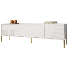 Έπιπλο Τηλεόρασης Debora 162719439 190x40x53cm White-Gold
