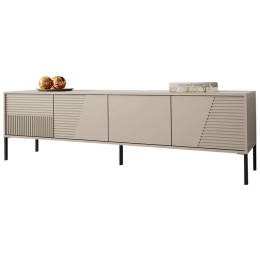 Έπιπλο Τηλεόρασης Debora 162719449 190x40x53cm Beige-Black