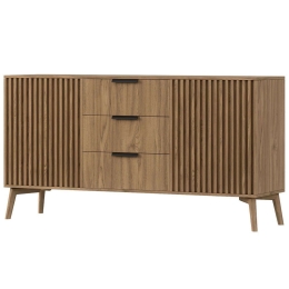 Μπουφές Natsi 162724039 150x40x72cm Oak Πλαστικό,Mdf