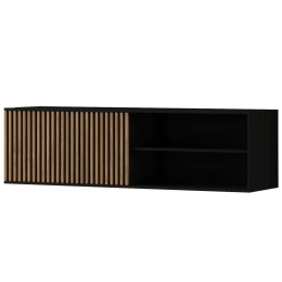 Έπιπλο Τηλεόρασης Επιτοίχιο Oriol 162724839 150x40x40cm Natural-Black