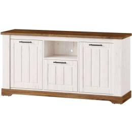 Έπιπλο Τηλεόρασης Gaston Plus 16631609 163x45x75cm Natural-White