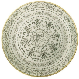 Πιάτο Ρηχό Vintage PR222686401 Φ27cm Beige Oriana Ferelli® Πορσελάνη