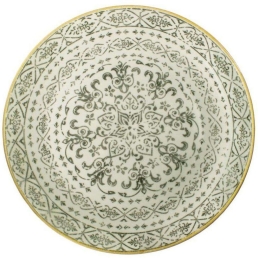 Πιατέλα Σερβιρίσματος Στρογγυλή Vintage PR222686404 Φ31cm Beige Oriana Ferelli® Πορσελάνη