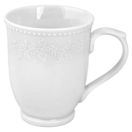Κούπα Kea PRPW350013 340ml White Oriana Ferelli® Πορσελάνη