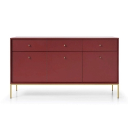 Μπουφές Mono P_MNR_21__G 153,4x83,2x39cm Bordeaux-Gold