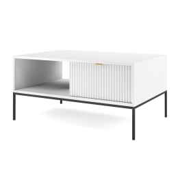 Τραπεζάκι Σαλονιού Nova P_Nova_40b-B 104x68x46cm White