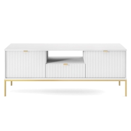 Έπιπλο Τηλεόρασης Nova P_Nova_TVb-g 154x39x56cm White-Gold