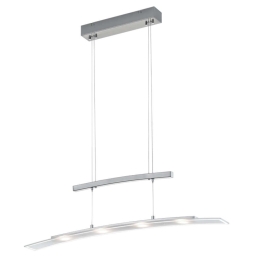 Φωτιστικό Οροφής - Ράγα Samos R32990407 4xLed 4W 80x150cm Nickel Mat RL Lighting Μέταλλο