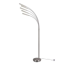 Φωτιστικό Δαπέδου Reed R41031507 5x3,5W Led 30x195cm Nickel Mat RL Lighting Μέταλλο