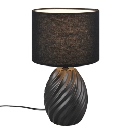 Φωτιστικό Επιτραπέζιο Melva R51771032 E14 40W Φ18x31cm Black RL Lighting