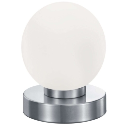 Φωτιστικό Επιτραπέζιο Prinz II R54011001 12x15cm 1xE14 40W Nickel-White RL Lighting