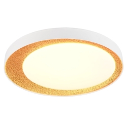 Φωτιστικό Οροφής - Πλαφονιέρα Aleta R64611179 Led 24W 6500K Φ45x8cm Gold-White RL Lighting