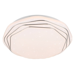 Φωτιστικό Οροφής - Πλαφονιέρα Dizzy R67741100 Led 22W 2700K-6500K Φ38x7cm White RL Lighting