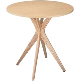 Τραπέζι Jubi JUBITSRONAT Φ70x73cm Natural Mdf,Ξύλο