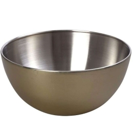 Μπωλ Σερβιρίσματος RAP126 15X15x7,5cm Gold Espiel Ανοξείδωτο Ατσάλι