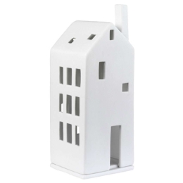 Κηροπήγιο Για Ρεσώ Big Door RD0010846 7,5x7,5x18cm White Raeder Πορσελάνη