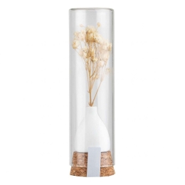 Διακοσμητικό Λουλούδι Σε Βάζο Bouquet LBTRD0015762 Φ3,5x13cm White Raeder Πορσελάνη,Γυαλί