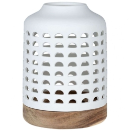 Κηροπήγιο Για Ρεσώ Lantern RD0016795 Φ12x17cm Natural-White Raeder