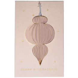 Χριστουγεννιάτικο Στολίδι Oriental Rose RD0051442 9x5,3cm Pink-Gold Raeder