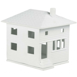 Κηροπήγιο Για Ρεσώ City Villa RD0090704 13,5x13,5x12cm White Raeder Πορσελάνη