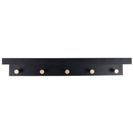 Κρεμάστρα 5 Θέσεων REF103 61x12x11cm Black Espiel Mdf