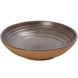 Πιάτο Βαθύ Calabria XL REP114K3 26x6,5cm Beige Espiel Πηλός