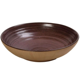Πιάτο Βαθύ Calabria XL REP121K3 26x6,5cm Pink Espiel Πηλός