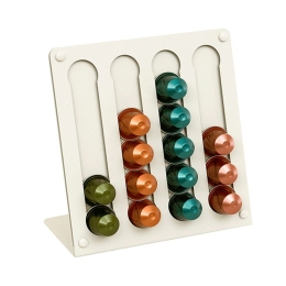 Βάση Για Κάψουλες Nespresso SD100033 22x10x22cm Matte White Pam&Co