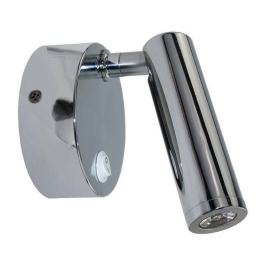 Φωτιστικό Τοίχου - Σποτ Led SF151AMA 3W 210Lm 4.000Κ 230V Inyoka2 Chrome Aca Decor Μέταλλο
