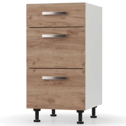 Συρταριέρα Charlotte SO-CD403SG 40x46,5x82cm White-Sonoma Aidonitsa