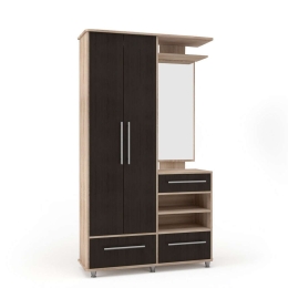 Σετ Εισόδου-Χολ Niagara Sonoma-Wenge SO-NIPBSETSO 113x37.5x198εκ. Mdf