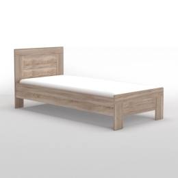 Κρεβάτι Solo 90 Μονό 95x204.5x81cm Με Τάβλες Για Στρώμα 90x200cm Sonoma Μονό