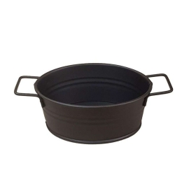 Δοχείο TEM120 23x14x7cm Black Espiel Μέταλλο