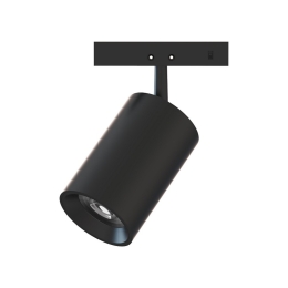 Σποτ Μαγνητικής Ράγας Mini THUBE530B 24V DC 5W 3000K 510Lm 24° RA90 3,5x5,5(8,1)cm Black Aca