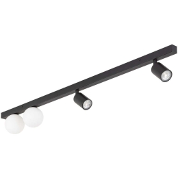 Φωτιστικό Οροφής - Σποτ Vox 10002 115x14x15cm 2xGu10/2xG9 10/6W Black TK Lighting