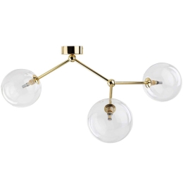 Φωτιστικό Οροφής - Πλαφονιέρα Fairy 10069 70x55x35cm 3xG9 6W Gold TK Lighting