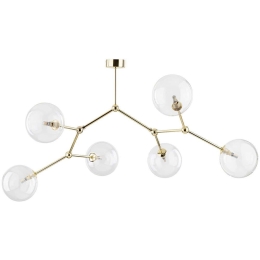 Φωτιστικό Οροφής - Πλαφονιέρα Fairy 10071 107x87x55cm 6xG9 6W Gold TK Lighting