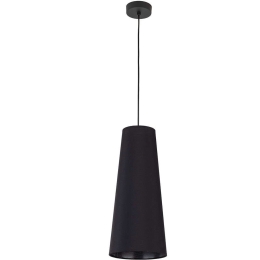 Φωτιστικό Οροφής Zing 10085 Φ20x180cm 1xE27 15W Black TK Lighting