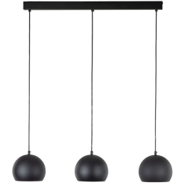 Φωτιστικό Οροφής - Ράγα Zoe 10169 81x17x125cm 3xE27 15W Black TK Lighting