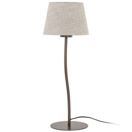 Φωτιστικό Επιτραπέζιο Nicola 16027 Φ20x37cm 1xE27 15W Brown-Grey TK Lighting