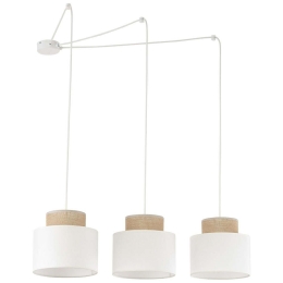 Φωτιστικό Οροφής Duo 2345 400x210cm 3xE27 15W White-Natural TK Lighting