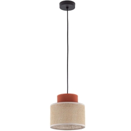 Φωτιστικό Οροφής Duo 3139 Φ38x170cm 1xE27 15W Brown-Natural TK Lighting