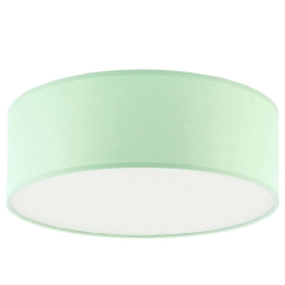 Φωτιστικό Οροφής - Πλαφονιέρα Παιδική Rondo Kids 3230 Φ38x13cm 4xE27 15W Green TK Lighting Ατσάλι,Πλαστικό
