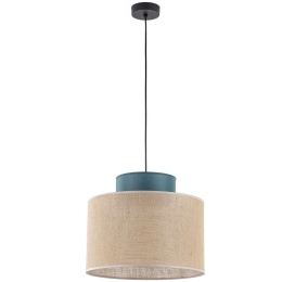 Φωτιστικό Οροφής Duo 3256 Φ38x170cm 1xE27 15W Green-Natural TK Lighting