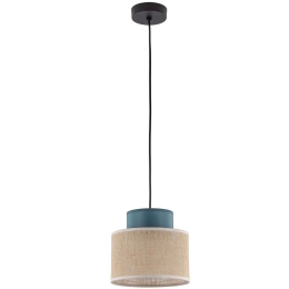 Φωτιστικό Οροφής Duo 3257 Φ20x160cm 1xE27 15W Green-Natural TK Lighting