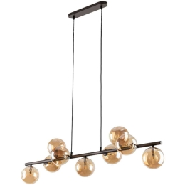 Φωτιστικό Οροφής - Ράγα Estera 4340 116x27x138cm 9xG9 8W Brown TK Lighting