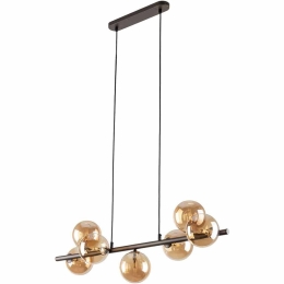 Φωτιστικό Οροφής - Ράγα Estera 4506 90x27x153cm 7xG9 6W Brown TK Lighting